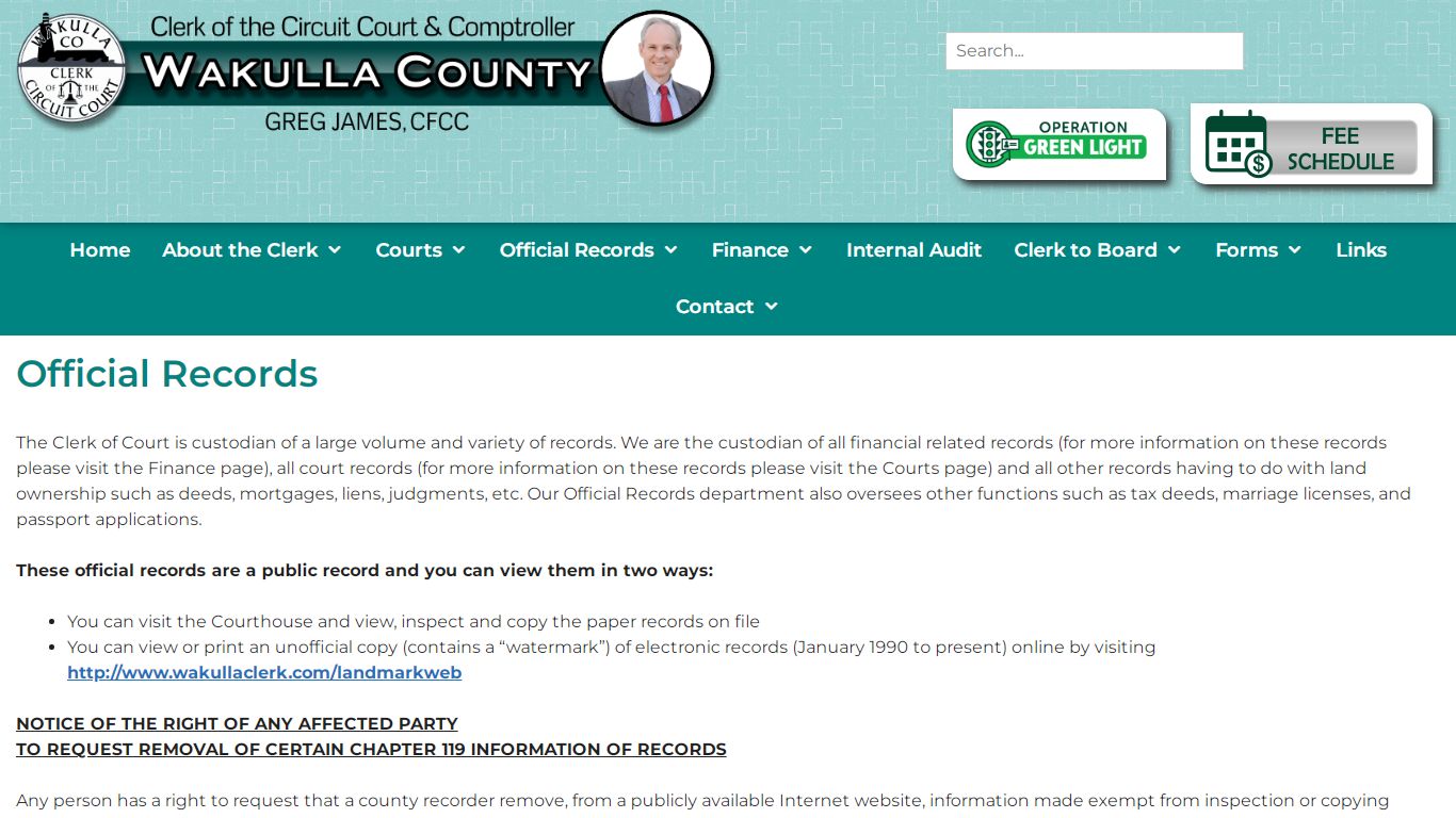 Official Records – Wakulla County Clerk of Circuit Court ...